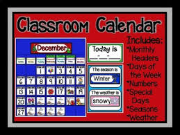 Classroom Calendar Weather The Modern Classroom