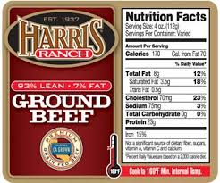 93 lean ground beef label hrbc marketing