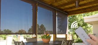 Motorized Exterior Sun Shades For