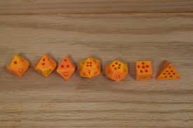 Many dragon ball games were released on portable consoles. Dragon Ball Z Hand Painted Polyhedral Dice Set Aroc Gaming