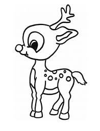 Santa & rudolph coloring pages are a fun way for kids of all ages to develop creativity, focus, motor skills and color recognition. Cute Rudolph Coloring Page Free Printable Coloring Pages For Kids