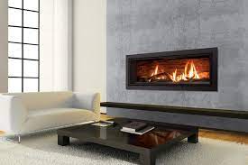 C44 Linear Gas Fireplace Contemporary