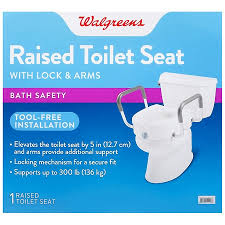 raised toilet seats for elderly walgreens