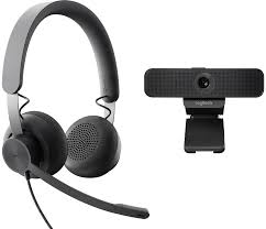 Logitech Wired Personal Video Collaboration Kit Headset Webcam