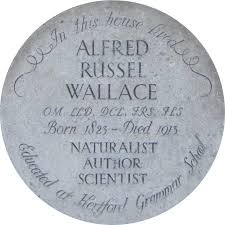 Alfred Russel Wallace stone plaque | Open Plaques