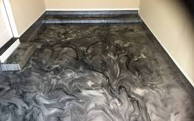 metallic epoxy floor