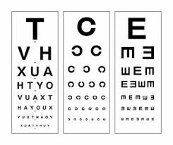 Details About Large Framed Modern Eye Chart Print Picture Poster Snellen Optician Glasses