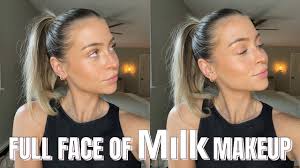 full face of milk makeup first