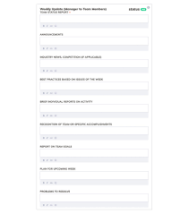 6 Awesome Weekly Status Report Templates Free Download