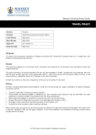 travel policy 25 exles format pdf