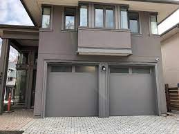 what colour garage door for a dark grey