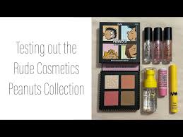 rude cosmetics x peanuts collection