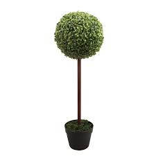 artificial topiary tree 80cm homebase