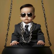 gangster baby stock photos images and