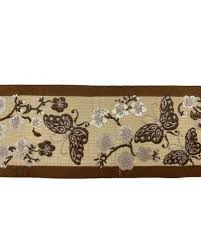 brown erfly embroidery