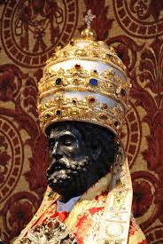 Image result for pope statue triple crown