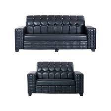 2 black sofa set in india