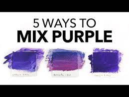 Mixing Purple