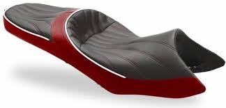Fancy Black And Red Bike Seat Cover