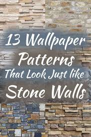 faux stone wallpapers with 3d stone