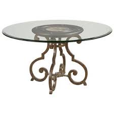 The table top comes with 1 in. Drexel Gourmet Dining Nouvelle Dining Table W 54 Round Glass Top Bigfurniturewebsite Dining Tables