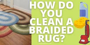 how to clean a braided rug at home