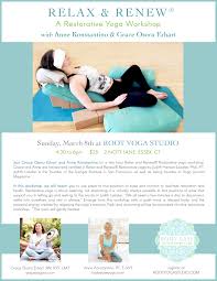 renew restorative yoga work