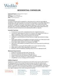 Residential Counselor Wsp Job Description Wediko