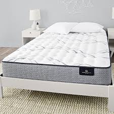 The mattress is flippable, allowing customers to easily choose between a firm and extra firm feel. Serta Trelleburg Ii Extra Firm Queen Mattress