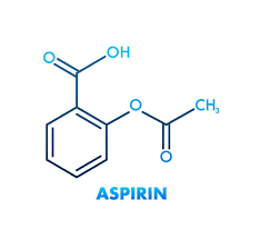 acetylsalicylic aspirin concept