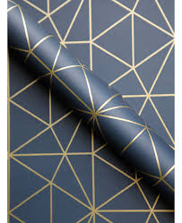 If you're in search of the best geometric wallpapers, you've come to the right place. Metro Prism Geometric Triangle Wallpaper Navy And Gold Wow008
