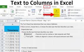 Text To Columns In Excel Examples