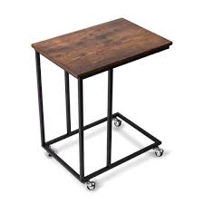 Brown Height Rectangle End Table