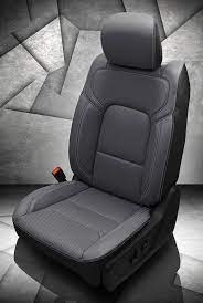 Katzkin Black Gray Leather Seat Covers