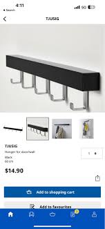 Ikea Tjusig Hanger For Wall