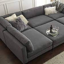 modular sectional sofa with ottoman