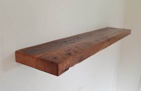 Floating Shelves Reclaimed Wood Wall
