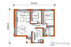 2 Bedroom House Plans Two Room House