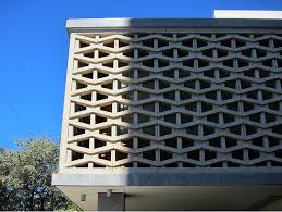 mid century decorative concrete blocks