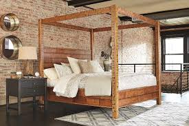 Wesling King Poster Bed Rustic