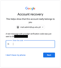 how to recover your up mail account