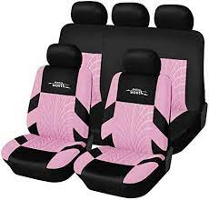 Autoyouth Pink Car Seat Covers Full Set