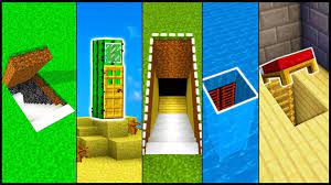 5 Minecraft Secret Base Entrances
