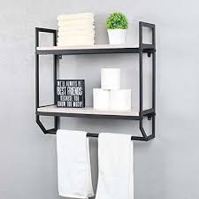 Towel Bar Utility Storage Shelf Rack