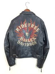 ride free flame leather jacket