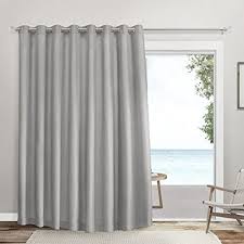 patio grommet top single curtain panel