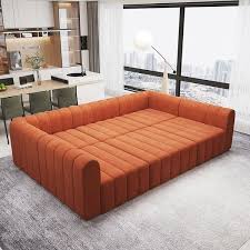 velvet modular pit sectional sofa set