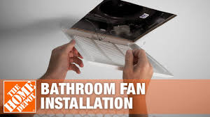 how to install a bathroom fan