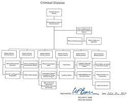 organizational chart criminal