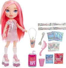 7 girls at rainbow high must face challenges and learn to flaunt their true colors. Amazon Com Rainbow Surprise High 14 Inch Doll Pixie Rose Doll With Diy Slime Fashion Complete Doll Clothes And Accessories Fun Playset For Kids Ages 6 Toys Games